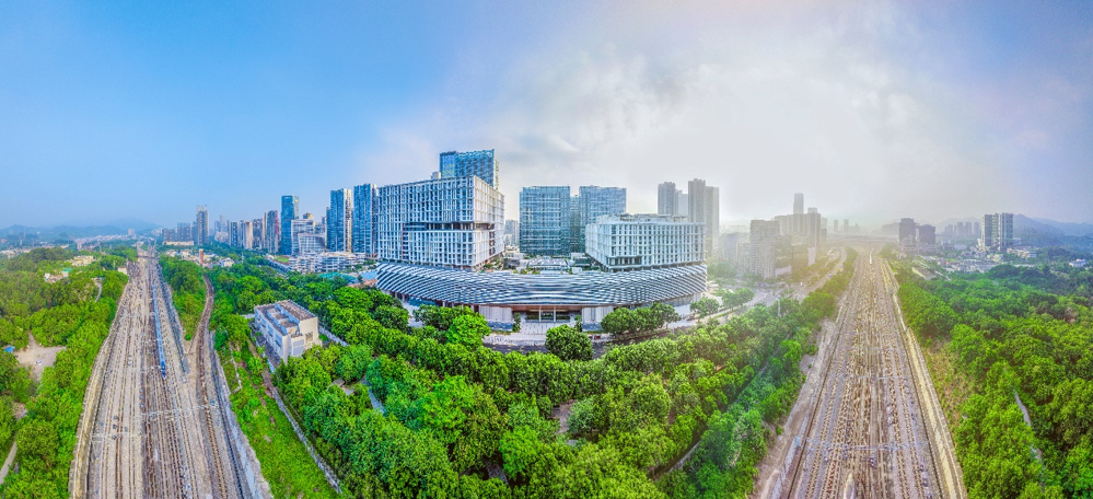 深圳市新华医院航拍图